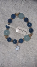 Load image into Gallery viewer, Blue Apatite Bracelet (A42)