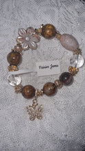 Load image into Gallery viewer, Pietersite Coral Bracelet (A40)