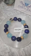 Load and play video in Gallery viewer, Ocean Agate Bracelet (A24)

