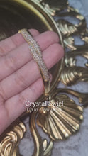 Load and play video in Gallery viewer, Crystal Swirl Bangle

