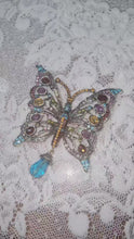 Load and play video in Gallery viewer, Vintage Butterfly Brooch
