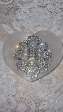 Load image into Gallery viewer, White Crystal Brooch
