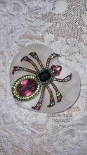 Load image into Gallery viewer, Rainbow Spider Brooch
