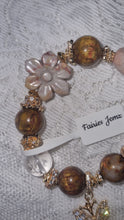 Load image into Gallery viewer, Pietersite Coral Bracelet (A40)
